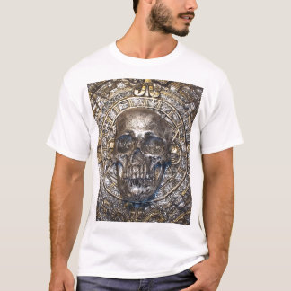 aztec kalender met t-shirt met de schedel