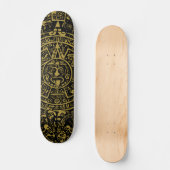 Aztec-kalender Skateboard (Voorkant)