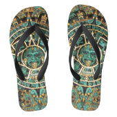 Aztec-kalender Teenslippers (Voetbed)