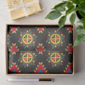 Aztec, kleurrijk en uniek patroon tissuepapier (Geschenk)