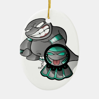 Aztec Lil Fat Belly Keramisch Ornament