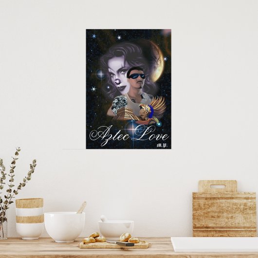 Aztec Love Poster (Keuken)