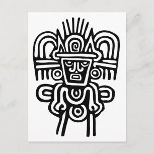 Aztec Man Briefkaart
