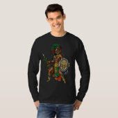 Aztec Mayan Warrior T-shirt (Voorkant volledig)
