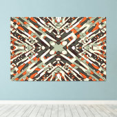 AZTEC Mexican 3-panelbeeldscherm Kantoor wand Canvas Afdruk (Insitu (Houten vloer))