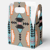 Aztec Mexican Geometric Pattern Bedankdoosjes (Geopend)