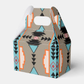 Aztec Mexican Geometric Pattern Bedankdoosjes (Voorkant Zijde)