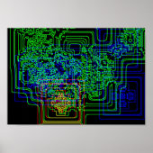 Aztec Microchip Poster (Voorkant)