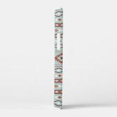 Aztec Mixed Motive Pattern Rusts Cream Blue Case-Mate iPhone Case (Achterkant / Rechts)