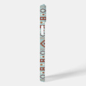 Aztec Mixed Motive Pattern Rusts Cream Blue Case-Mate iPhone Case (Achterkant / Rechts)