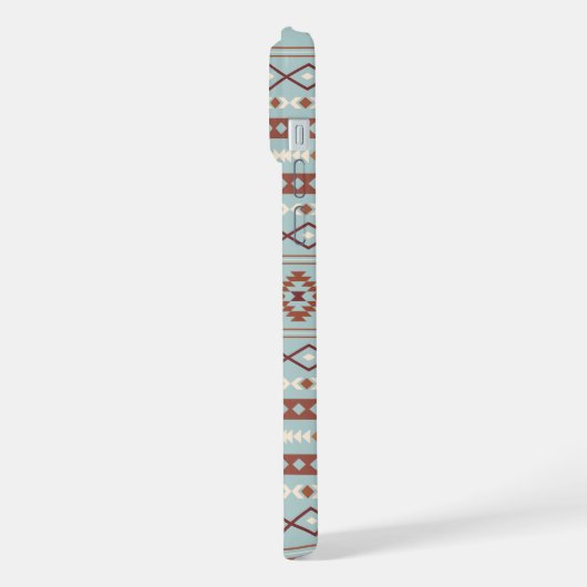 Aztec Mixte Motif Motif Rusts Crème Bleu (Côté gauche)