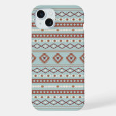 Aztec Mixte Motif Motif Rusts Crème Bleu (Verso)