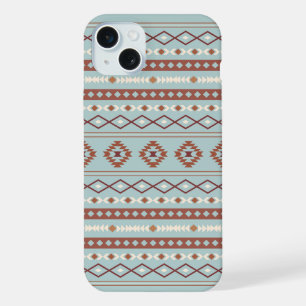 Aztec Mixte Motif Motif Rusts Crème Bleu
