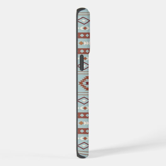 Aztec Mixte Motif Motif Rusts Crème Bleu (Côté droit)