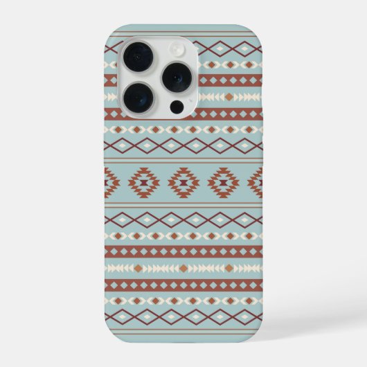 Aztec Mixte Motif Motif Rusts Crème Bleu (Verso)