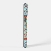 Aztec Mixte Motif Motif Rusts Crème Bleu (Côté droit)
