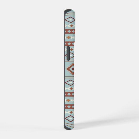 Aztec Mixte Motif Motif Rusts Crème Bleu (Côté droit)
