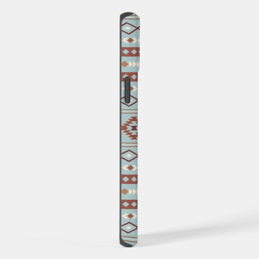 Aztec Mixte Motif Motif Rusts Crème Bleu (Côté droit)