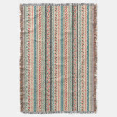 Aztec Motif jette des couvertures (devant Vertical)