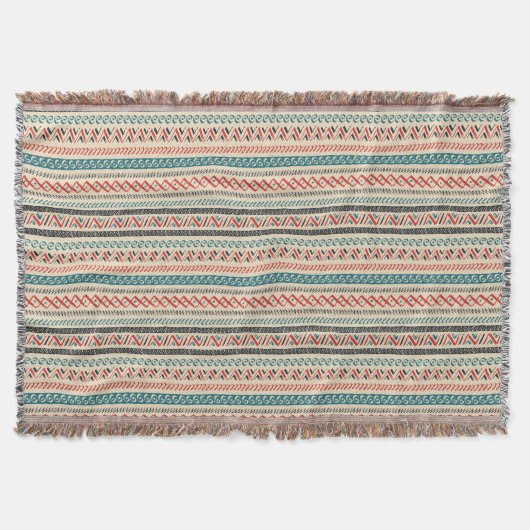 Aztec Motif jette des couvertures (Devant)