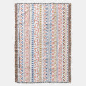 Aztec Motif jette des couvertures (devant Vertical)