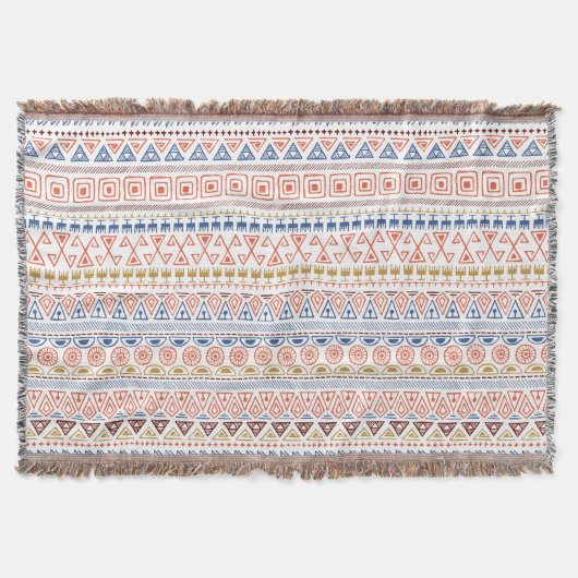 Aztec Motif jette des couvertures (Devant)