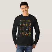 Aztec Mythology gods Ancient Mayan Civilization Hi T-shirt (Voorkant volledig)