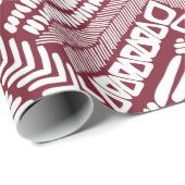 Aztec naadloos patroon cadeaupapier (Rol Hoek)