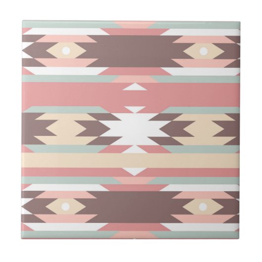 Aztec Native American Design Tegel Tegeltje (Voorkant)
