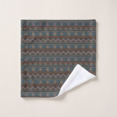 Aztec Native American Geometric Design Bad Handdoek (Wasdoekje)