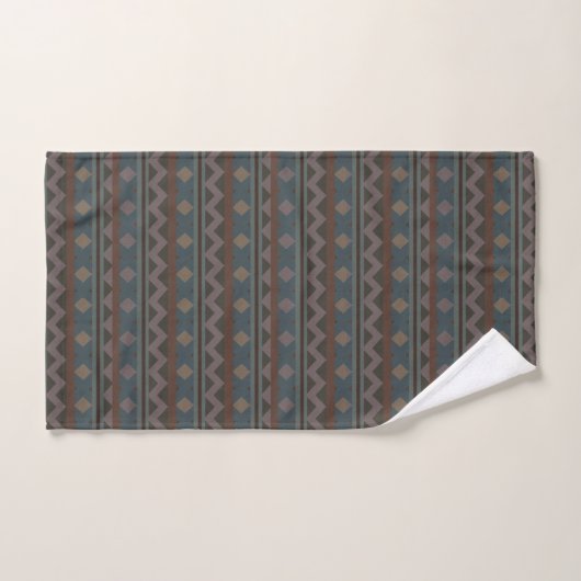 Aztec Native American Geometric Design Bad Handdoek (Handdoek)
