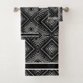 Aztec Native Patroon Badhanddoek Set Bad Handdoek (Insitu)