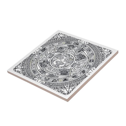 AZTEC OF MEXICAANS, TEGELTJE (Zijkant)