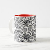 AZTEC OU MEXICA mexicaine Mug à deux tons (Devant gauche)