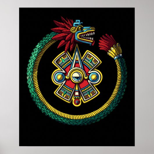 Aztec Ouroboros Poster (Voorkant)