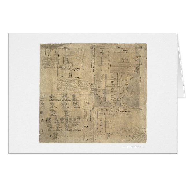 Aztec Oztoticpac Lands Map 1540 (Voorkant Horizontaal)