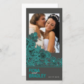 Aztec Paisley Merci turquoise (Devant / Derrière)