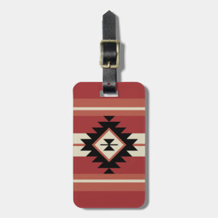Aztec-patroon Bagagelabel