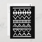 Aztec-patroon Briefkaart (Voorkant / Achterkant)