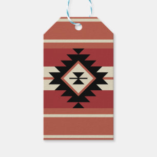 Aztec-patroon Cadeaulabel
