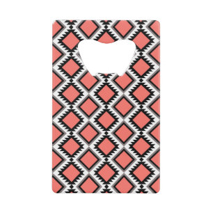 Aztec-patroon Kredietkaart Flessenopener