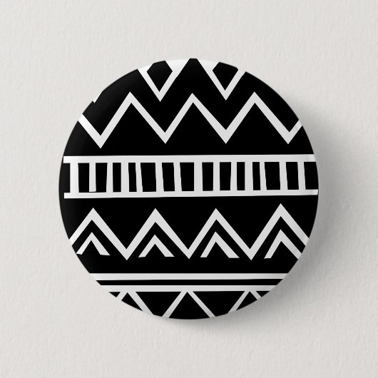Aztec-patroon Ronde Button 5,7 Cm (Voorkant)