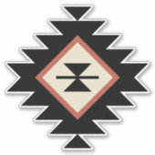 Aztec-patroon Sticker (Voorkant)