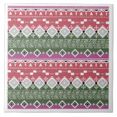 Aztec-patroon, strepen. tegeltje (Voorkant)