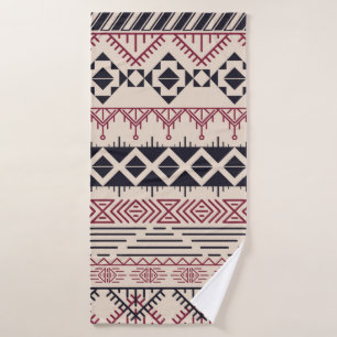 Aztec patroon. tribale achtergrond badhanddoek
