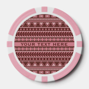 Aztec Pattern aangepaste poker chips