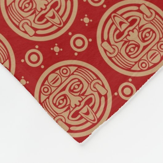 Aztec Pattern Fleece Deken (Hoek)