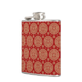 Aztec Pattern Heupfles (Links)