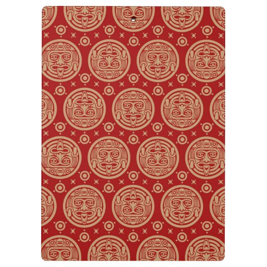 Aztec Pattern Klembord (Achterkant)