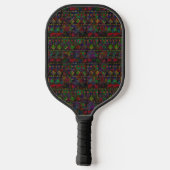 Aztec Pattern Pickleball Paddle (Achterkant)
